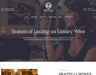 Fratelli #Redesign home page