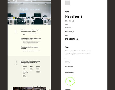 DFY site rendering for web-design school project