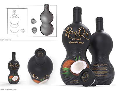 Rum Qui - Bottle Design