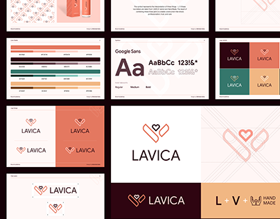 LAVICA Logo & Brand Identity Guidelines Design