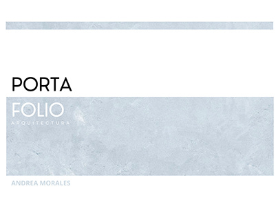 Project thumbnail - PORTAFOLIO ARQUITECTONICO