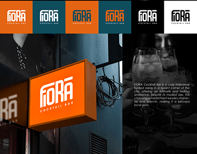 Fiora Cocktail Bar | Branding, Packagin Design