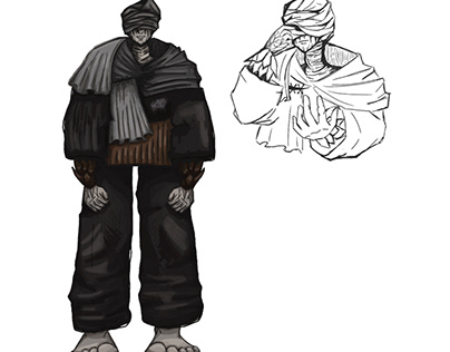 Folklore characters design