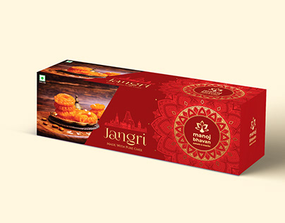 Manoj Bhavan Creative Jangri / Jalebi Packaging Design