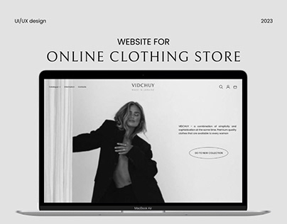 Website - Online clothing store