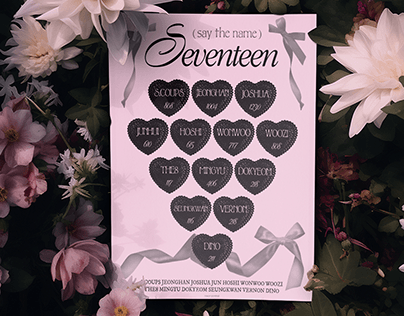 (SAY THE NAME) SEVENTEEN | AESPA SG24 INSPIRED POSTER