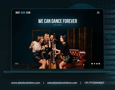 Night Club Website Design