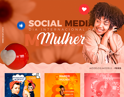 SOCIAL MEDIA DIA INTERNACIONAL DA MULHER - VOL. 1