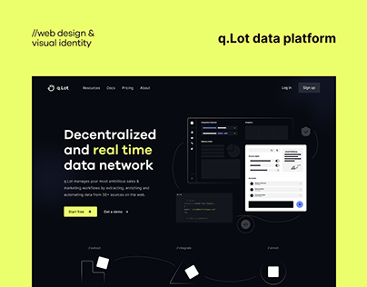 Data Platform - Visual Identity & Web Design