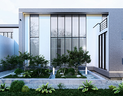 Suggested design for a villa in UAE