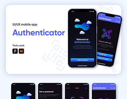 Authenticator Mobile App Design