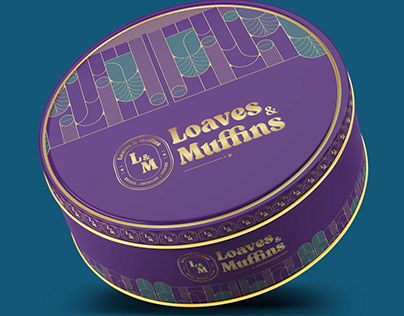 cake box design for loafs & muffins