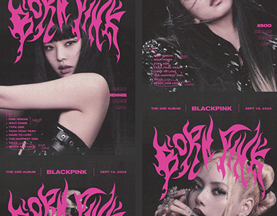 BLACKPINK Born Pink - Poster design