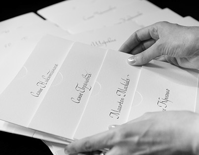 Inscription of wedding envelopes