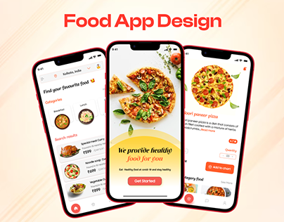 Project thumbnail - Food app deisgn
