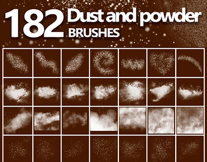Dust, Powder, Stardust Photoshop Brushes