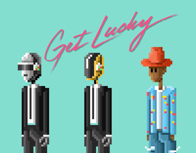 Get Lucky--Pixal Art