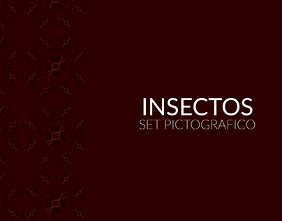 INSECTOS 
Set Pictografico