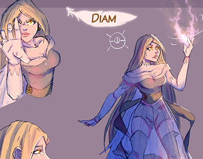 DID- First Character Design Web comic