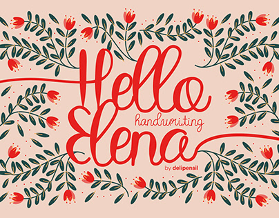 Hello Elena - Handwriting Typeface
