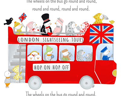 London Red Bus by Zelidesigns.com
