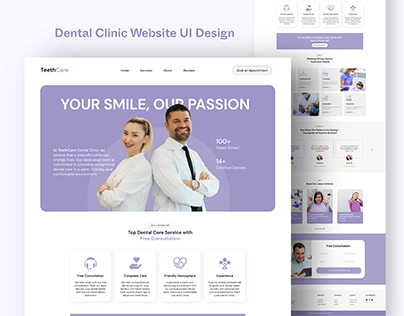 Dental Clinic/ Landing Page/ Website design