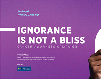 Ignorance Is Not A Bliss - Breast Awareness Campaign