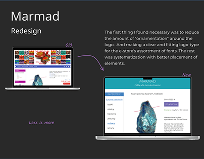 Marmad Redesign Page