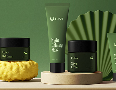 LUNA - Skincare Logo Desgin & Packaging