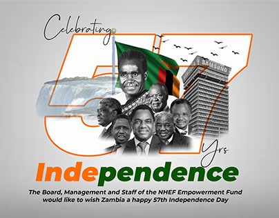 Zambian Independence poster