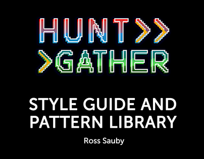 Hunt Gather - Style Guide and Pattern Library