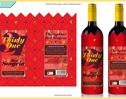 [Wine Labels] Thirty-One Red Singria