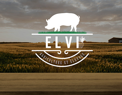 ELVI - Agriculture Et Élevage Logo Design
