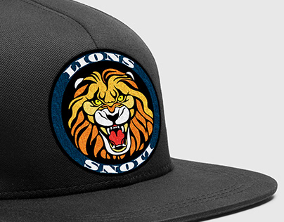 Lion logo. Lion head, vector illustration