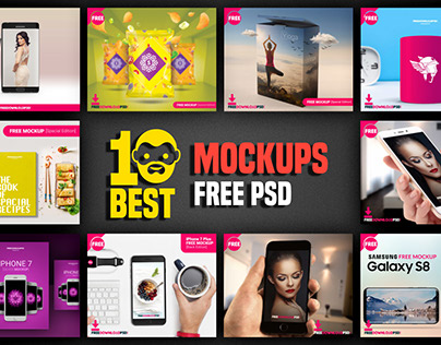 10 Best Mockups Free PSD