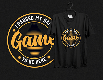 Gaming t-shirt design