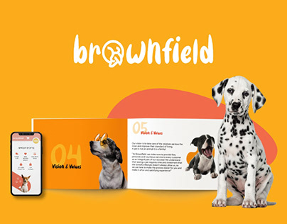 brownfield- brand book & website design