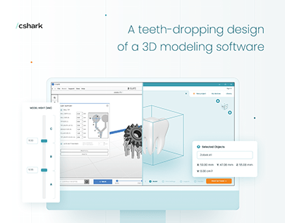 A teeth-dropping design of a 3d modeling software.