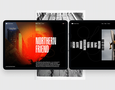 Northern Friend. Personal Portfolio Website Concept