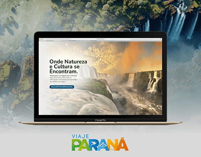 Recriação do site de Turismo do Estado do Paraná