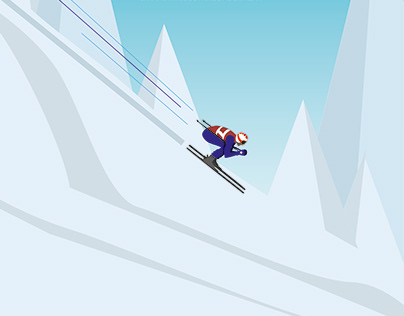 Project thumbnail - Poster for the Alpine World Ski Championships