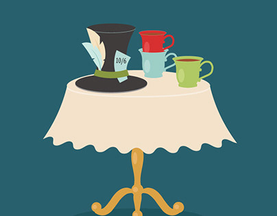 Tea Table Illustration