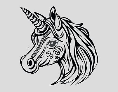 Free vector Unicorn Illustration