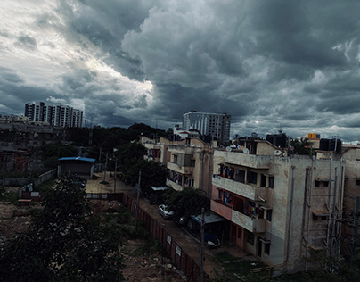 iPhone Shot - Bengaluru evening clouds