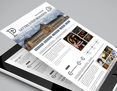 Petit Palais -Webdesign - Newsletter