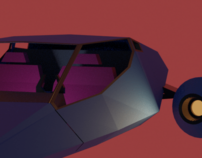 Hover Car 3D Model