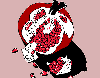 Pomegranate styling