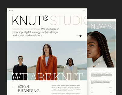Knut - Agency & Portfolio Website Design