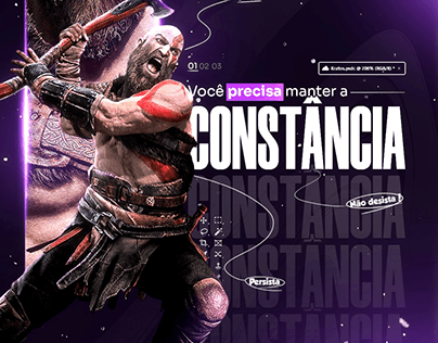 Infografia - God of War (2018) on Behance