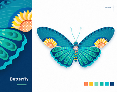 Butterfly colors